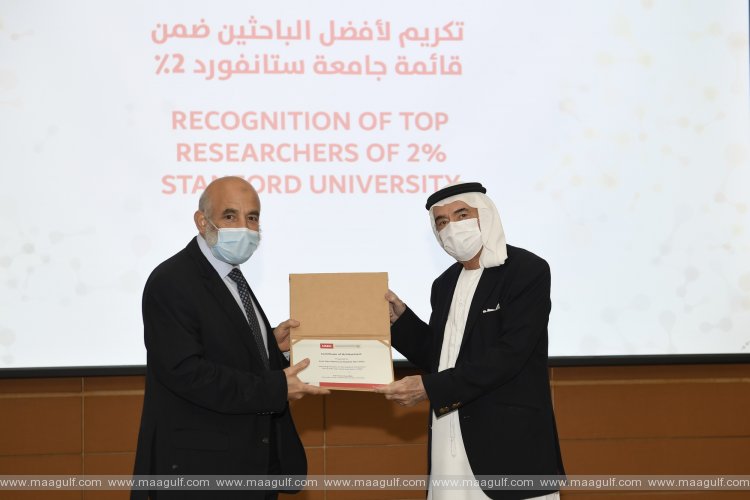 Recognition of the Top researchers of 2% List of Sandford University